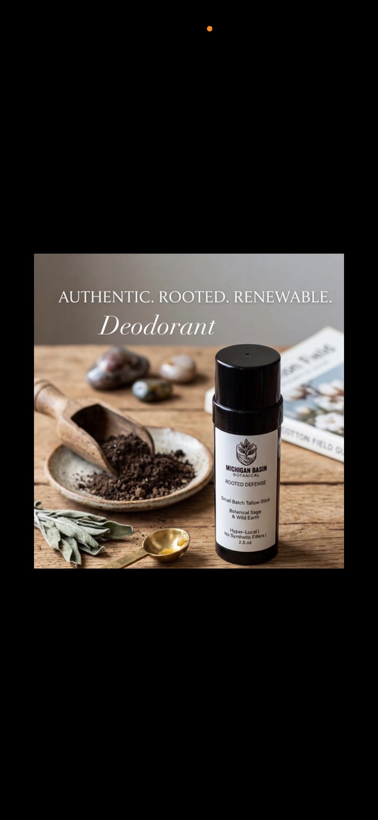 Rooted Defense | Baking Soda-Free Tallow Deodorant