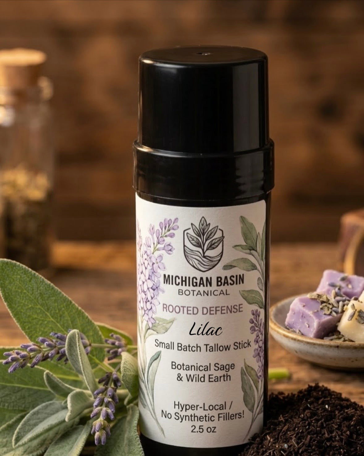 Rooted Defense Tallow Deodorant (Limited Edition Lilac & Sage)