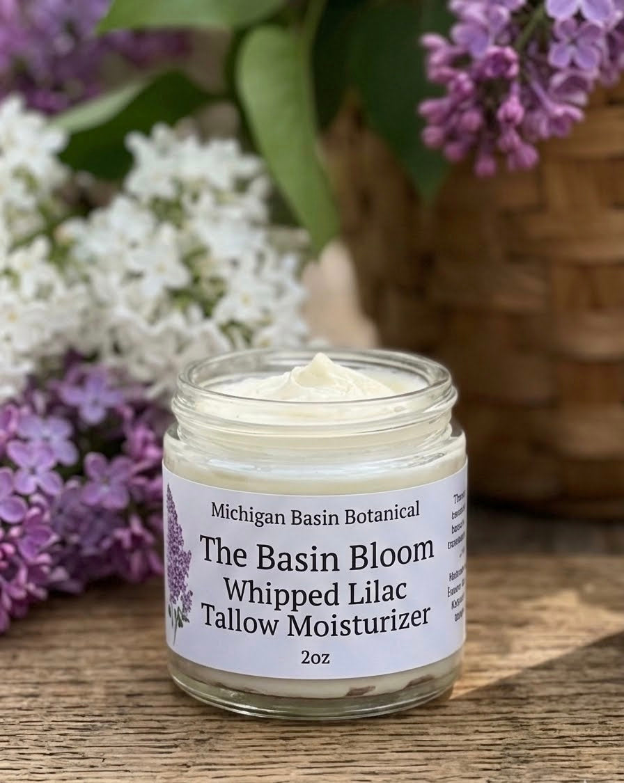 The Basin Bloom Whipped Lilac Tallow Moisturizer